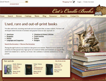 Tablet Screenshot of catscradlebks.net